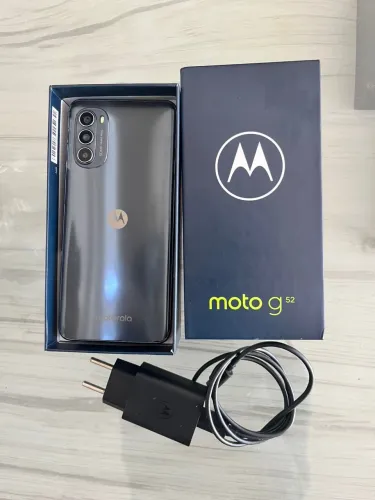 Moto g52 5G -128gb com acessórios e caixa
