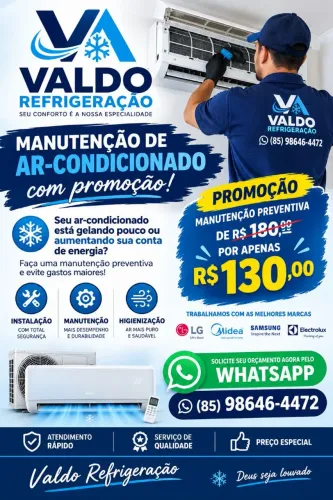 Manutenção de ar-condicionado e instalação
