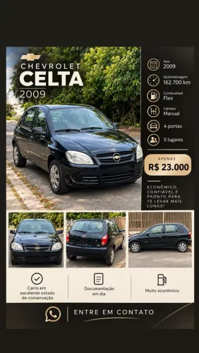 Chevrolet Celta Spirit/ LT 1.0 MPFI 8V Flexp. 5P 2009