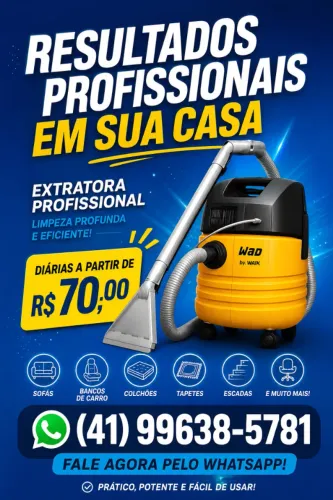 LOCAÇÃO DE MAQUINA PARA HIGIENIZAÇÃO DE ESTOFADOS r$ 70,00