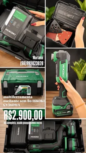 oscilante sem fio HiKOKI CV36DMA