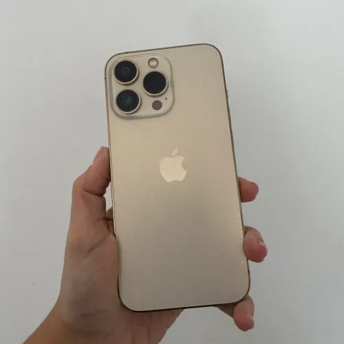 iPhone 13 Pro 128GB Dourado Face ID OK Bateria 100%