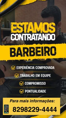 Contratamos Barbeiro !