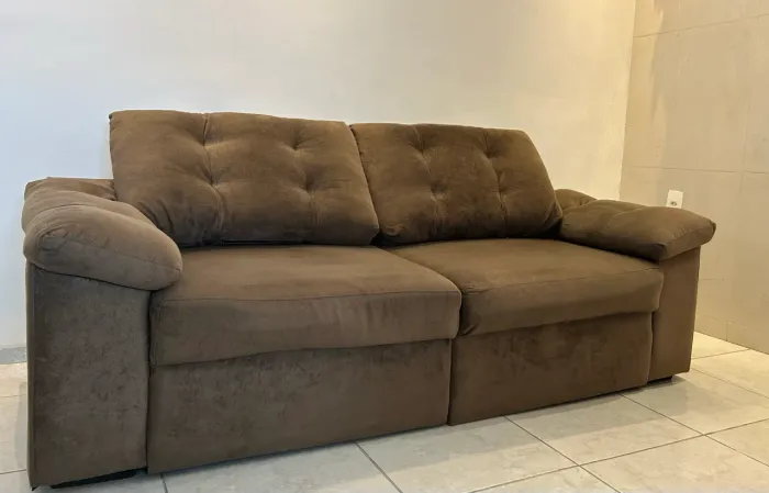 Sofá Retrátil 3 Lugares 