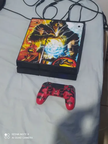 PS4 c/ controle (leia a descrição)