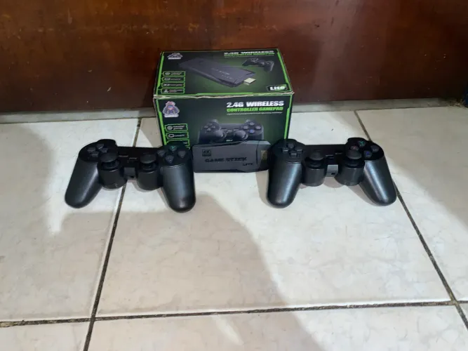Game stick retro HDMI 4k com 2 controles sem fio 