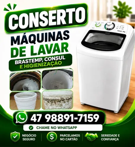 Conserto e higienização Brastemp e Cônsul