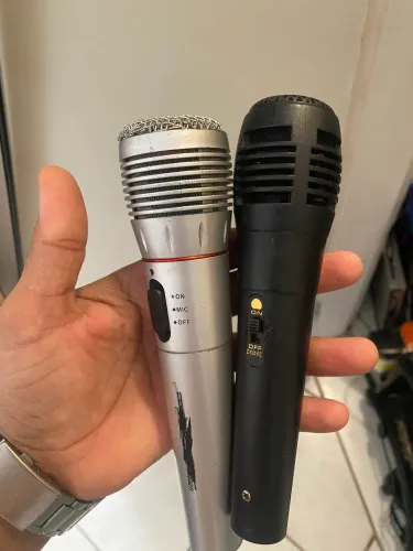 Microfones com fio 
