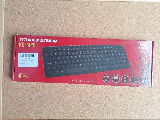 Teclado Multimídia C3Tech KB-M40BK
