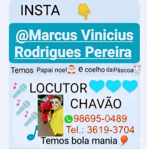 Chavao, seu locutor comercial