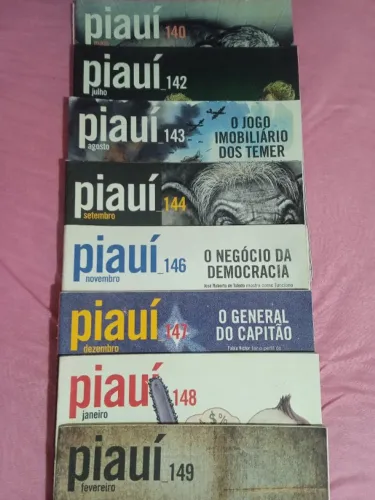 Revista Piauí 140, 142, 143, 144, 146, 147, 148, 149 (Usado)