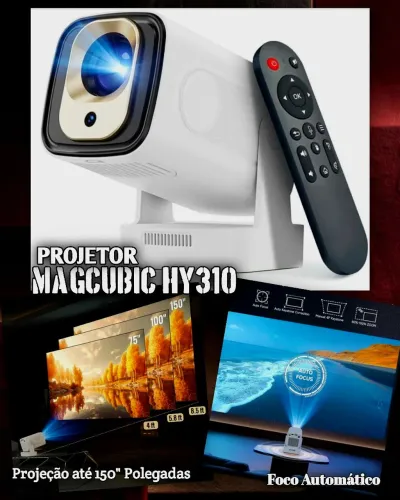 VENDO PROJETOR MAGCUBIC HY310 FULL HD NOVO!