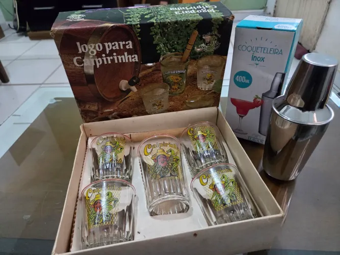 Conjunto de caipirinha (Vintage) + Brinde