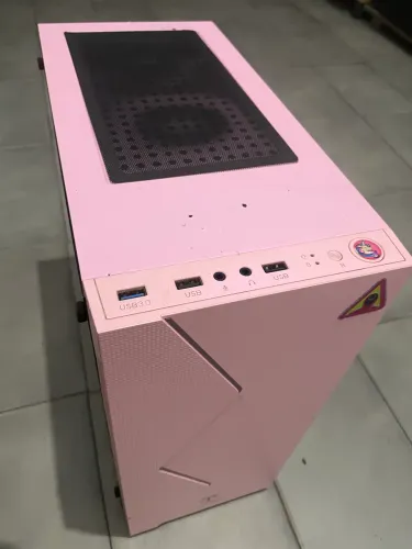 Gabinete T Dagger rosa Gamer