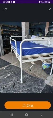 Camas hospitalar sem rodinhas com colchão impermeável