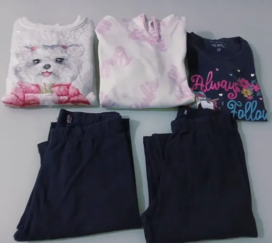Vendo esse kit infantil menina  veste 4/5 anos usadas 