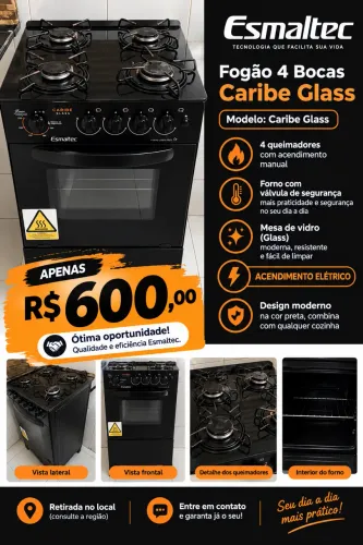Fogão smaltec