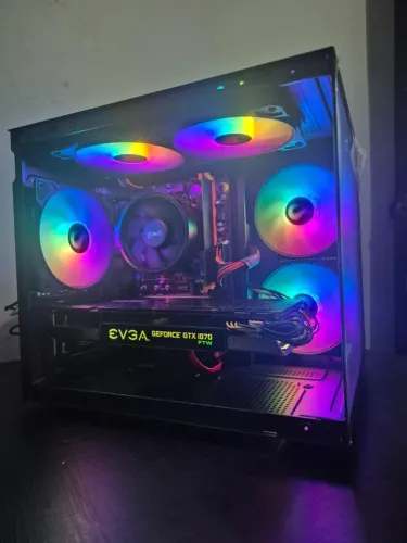 Pc gamer Ryzen 5 5600 GTX 1070 8GB, ACEITAMOS SEU IPHONE OU VÍDEO GAME DE ENTRADA!!!