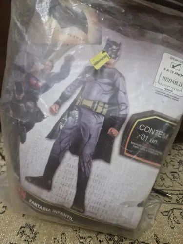Fantasia do Batman - 8 a 10 anos