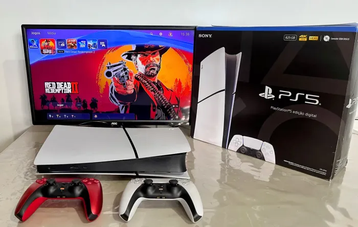 Ps5 Slim 825gb 2 controles