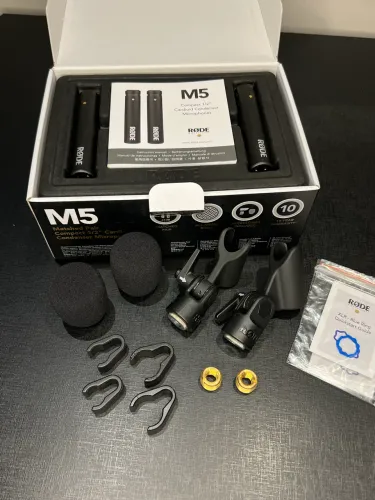 RØDE M5 par de microfones condensadores