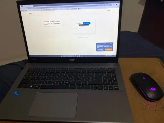 Notebook Acer (troco em Nintendo switch oled)