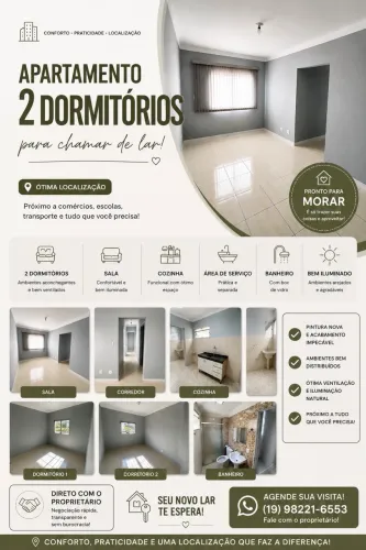 Apartamento 2 Dormitórios com Vaga - Direto com Proprietário.