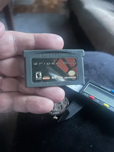 FITA DO NINTENDO ADVANCER SPIDER MAN  FUNCIONANDO COM GABINETE LASCADO