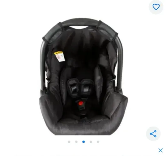 Bebê Conforto Grid Black Galzerano Cadeirinha