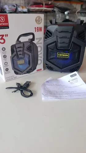 Caixa de som 10 watts potência