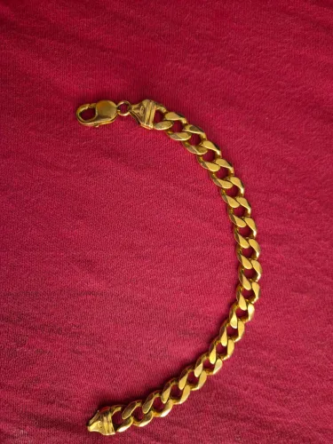 Pulseira prata 925 banhada a ouro 50g aproximadamente