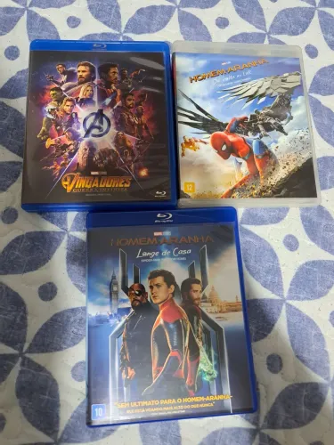 Lote Blu Rays Marvel originais 