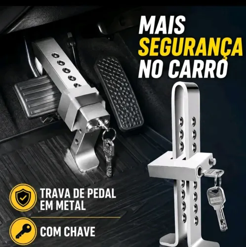 Trava Antifurto para pedal do carro
