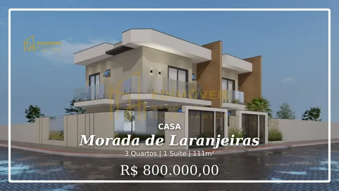 Venha Conhecer Esta Casa Duplex em Morada de Laranjeiras, Pronta para Morar!