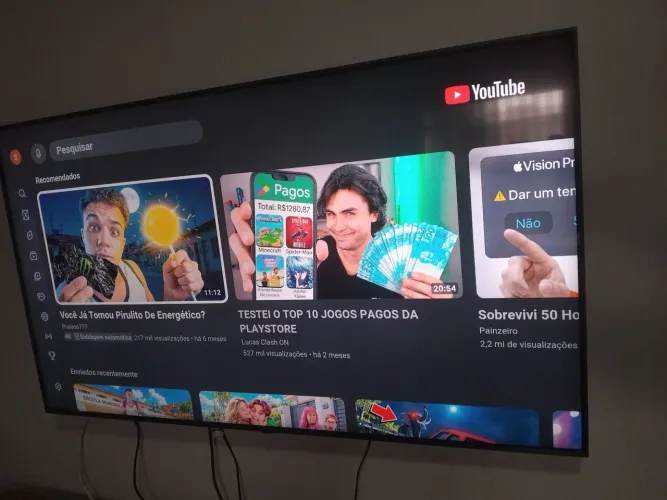 TV LG Smart 60 polegadas com nota fiscal