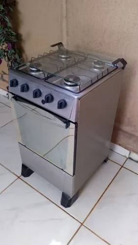 Fogão Atlas inox acendimento elétrico 
