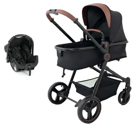 Kit carrinho de bebê + bebê conforto Galzerano 