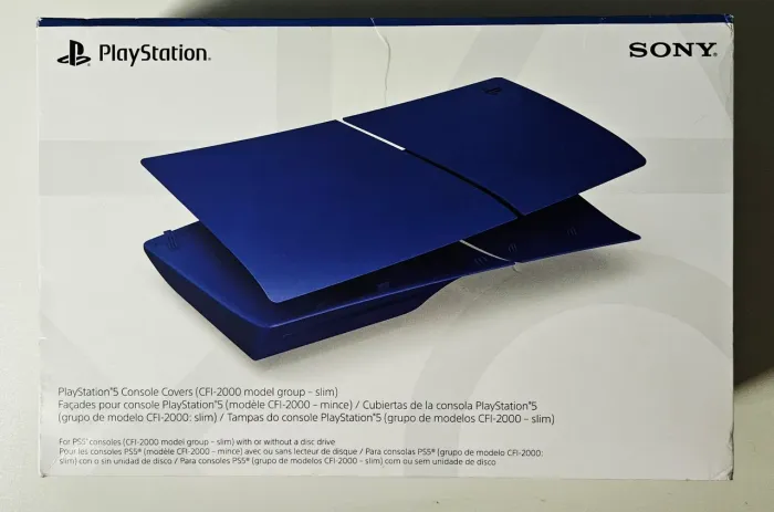 Tampa PS5 Slim Cobalt Blue Novo lacrado Playstation 5