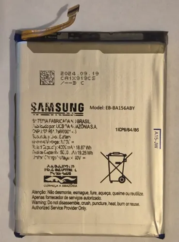 Bateria Samsung A15 Semi Nova