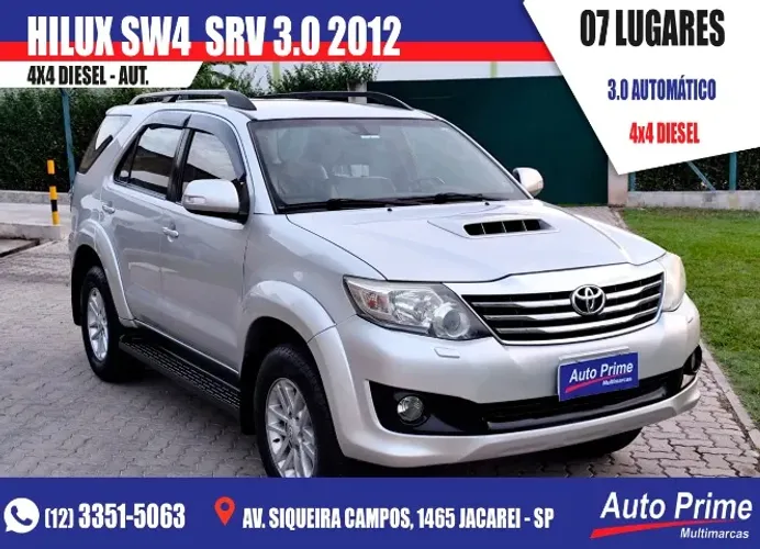 Toyota Hilux SW4 SRV D4-d 4X4 3.0 TDI Dies. AUT 2012