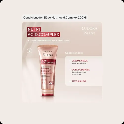 Compre Condicionador Siàge Nutri Acid.Complex 200Ml