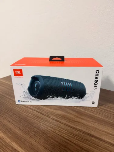 Caixa JBL Charge 5 Original Nova Lacrada na Caixa Cor Azul Royal