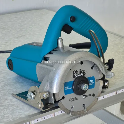 SERRA MÁRMORE 1500W PHILCO FORCE POTENTE COMPLETA TIPO MAKITA