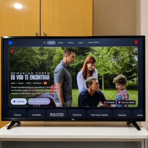 Smart TV LG 43" 43UN7300PSC 4K - Completa e em Excelente Estado!