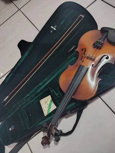 Violino Giannini 4/4 Completo (Estojo Térmico + Arco + Breu) - Estado de Novo