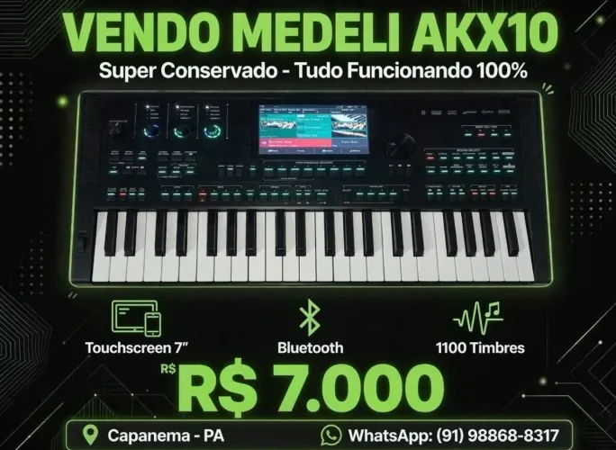 Teclado Medeli AKX10