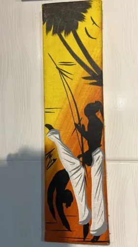 Quadro em Tela Pintada, 40x10 - DESAPEGO