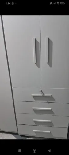 Guarda roupa multiuso 2 portas e gavetas NOVO