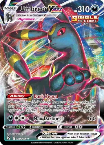 Carta Pokemon Umbreon VMAX (095/203) Nova