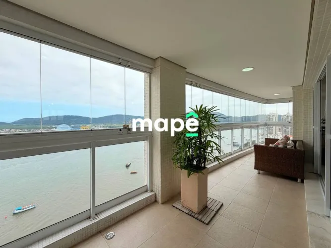 Apartamento com vista do mar, 3 suítes e 189 m² - Ponta da Praia
